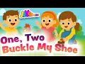 Download Lagu One, Two, Buckle My Shoe | Nursery Rhymes \u0026 Kids Songs