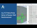Wall Niche or Recess in the Wall Wall Reinforcement PythonParts in ALLPLAN