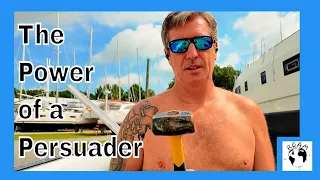 See what happens WITHOUT Tef-Gel on your rigging hardware.  Episode 34 #catamaranrefit