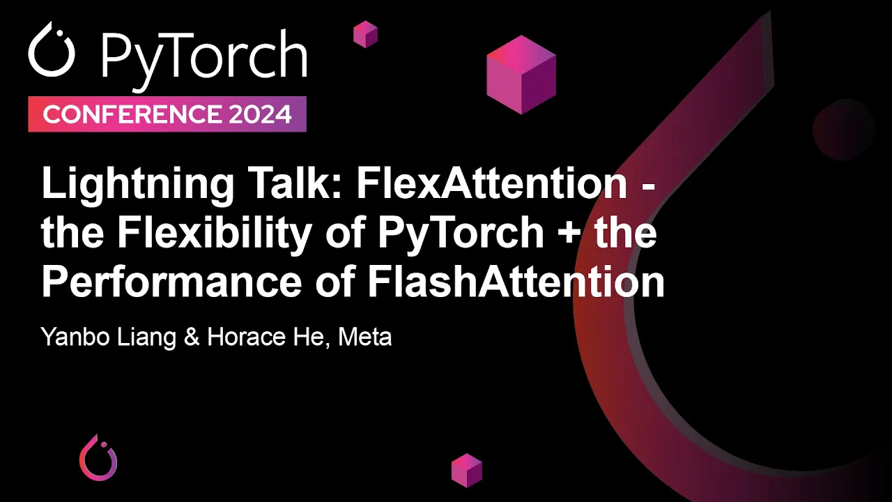 Image from FlexAttention - The Flexibility of PyTorch + The Performance of FlashAttention