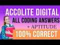 ACCOLITE CODING SOLUTIONS ACCOLITE DIGITAL APTITUDE ANSWERS INCREASING SUBARRAY WEIRD ARRAY