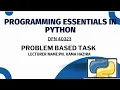 PYTHON PBT PRESENTATION