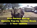 Putting Up Gazelle Popup Screen Room