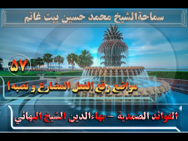 ⁣57   مواضع رفع الفعل المضارع و نصبه1 - الأستاذ: سماحةالشیخ محمد حسین بیت غانم