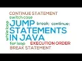 32 - Jump Statements in Java