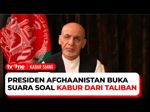 Ashraf Ghani Buka Suara, Bantah Dirinya Kabur dari Afghanistan