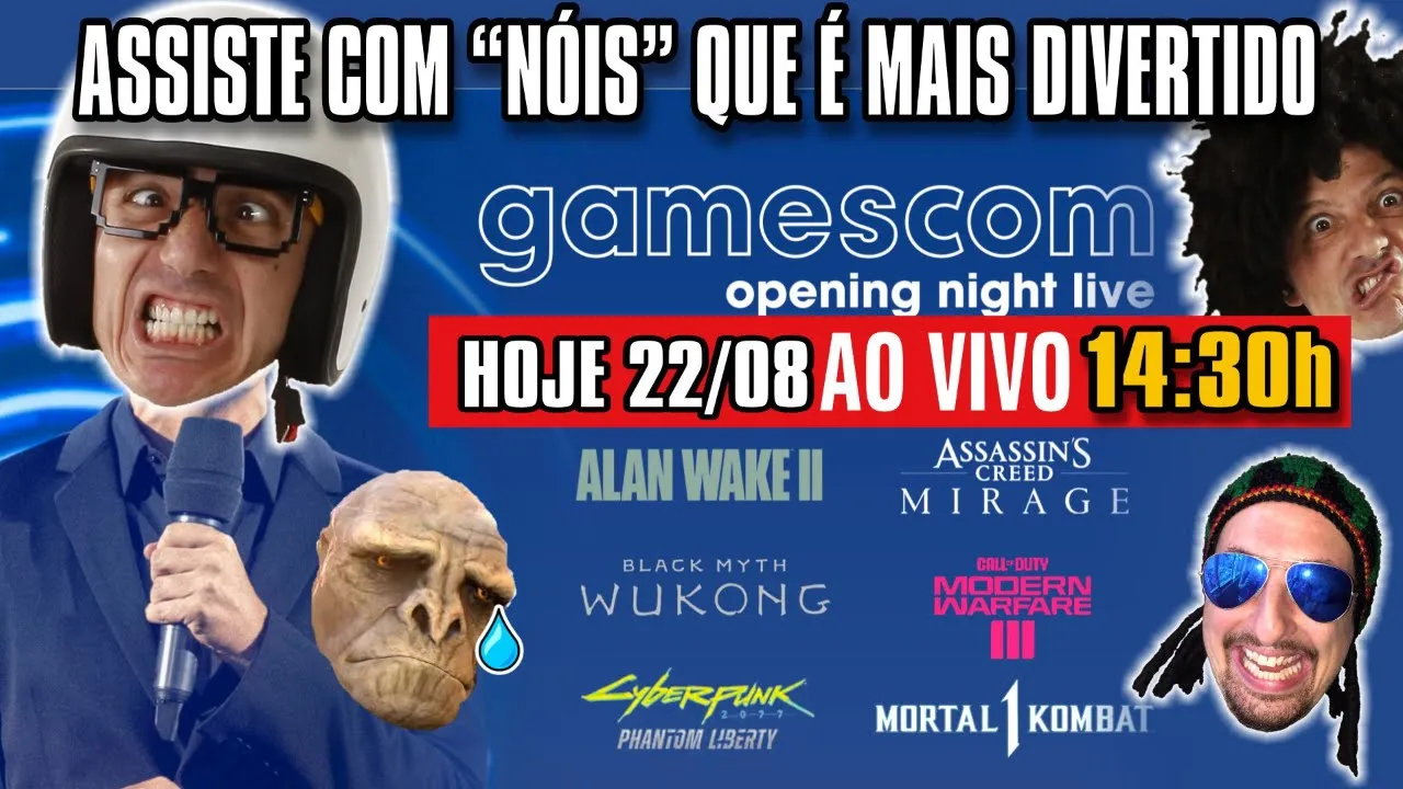 GAMESCOM 2023 - HOJE 14:30 H  #gamescom