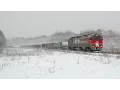 Download Lagu [RZD] 2TE116U-0142 with a freight train