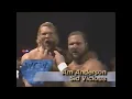 Download Lagu Sting \u0026 El Gigante vs Arn Anderson \u0026 Sid Vicious   Saturday Night April 6th, 1991