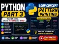 Master Python Loops Part 3 Pattern Printing with Practical Examples