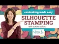 Silhouette Stamping with Autumn Colors