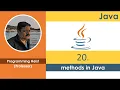 methods in java