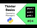 Python Tkinter Tutorial How to use Geometry Managers in Tkinter