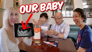 Japanese In-Laws React to 1st Grandchild