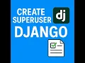 2 - Create Superuser admin panel Task Model in Django