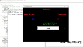 Typing Speed in Python with Source Code Source Code Projects