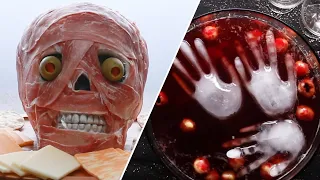 HALLOWEEN Torte 🎃 mega schnell selber machen | Gruslige Party Idee | Naked Cake. 