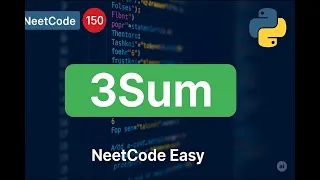 NeetCode 150 - Problem 12 3Sum Two Pointer Technique