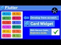 Card widget in Flutter tutorial beginners guide development