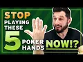Top 5 Poker Hands You Should Fold Overplayed PLO Hands