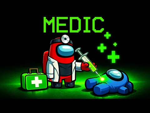 Video Thumbnail: Sunt MEDIC si Protejez YOUTUBERII in Among Us!