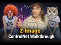 Z-Image ControlNet Walkthrough Depth Canny Pose HED