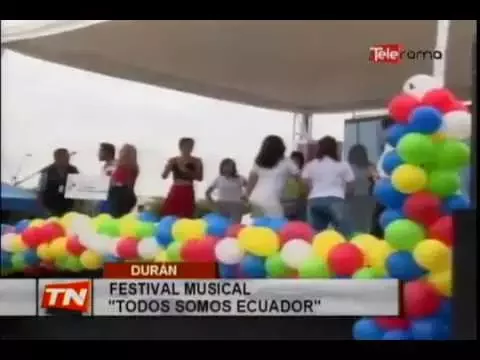 Festival musical Todos Somos Ecuador
