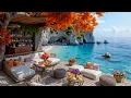 Download Lagu Elegant Bossa Nova at Autumn Seaside Cafe ~ Relaxing Morning Jazz \u0026 Wave Sounds for Joyful Moods