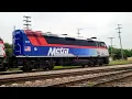 Metra Completing Its Journey at the Aurora IL Train Station