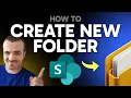 How to Create a New Folder in SharePoint Step by Step