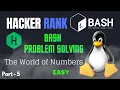 The World of Numbers Hacker Rank Bash Problem solving