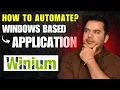 How to Automate Windows Based Application using Winium and Selenium
