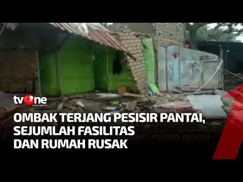 Ratusan Rumah di Pesisir Pantai Rusak Akibat Digulung Ombak Besar