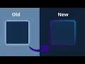 Modern CSS Border Box Shadow Gradient Effect Old vs New Design