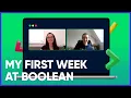 Valentina from personal assistant to Software Developer My first week at Boolean