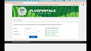 Tutorial Activate PlusPortals Account