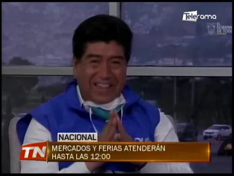 Mercados y ferias atenderán hasta las 12h00