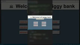 Bank managenment system using python sqlite3