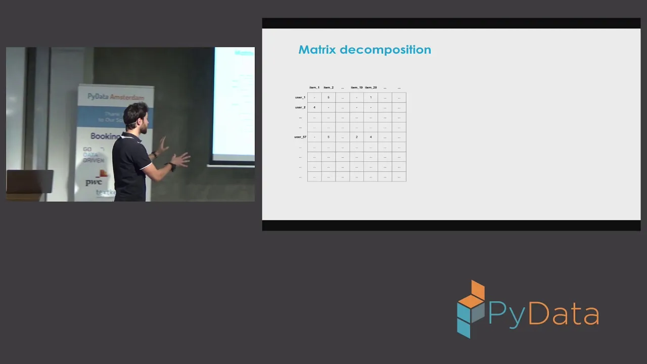 Hands on - Build a Recommender system: Camille Couturier | PyData Amsterdam 2019