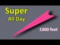 How to make paper airplane fly long distance 1000 feet - best paper airplane