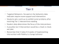 PBIS Power Series Pt 7 Tier II Tier III and MTSS