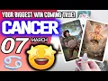 Cancer YOUR BIGGEST WIN COMING TRUE horoscope for today MARCH 7 2026 tarot MARCH