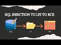 Elevate SQL Injection to LFI Arbitrary File Read to Remote Code Execution RCE