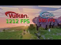Minecraft Vulkan VS OpenGL comparison
