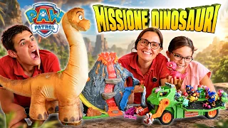PAW PATROL MISSIONE DINOSAURI: Giochi dal Film con Dinosauro Gigante