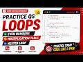 JavaScript Practice QS Even Numbers Tables Nested Loops