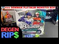 2 Autos 2022 Bowman Platinum MONSTER Box Review