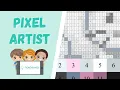 Online Pixel Coloring Game PIXEL ARTIST