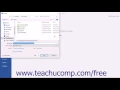 Word 2016 Tutorial Saving Documents Microsoft Training