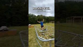 Backflip GONE WRONG😱 (Full Video)